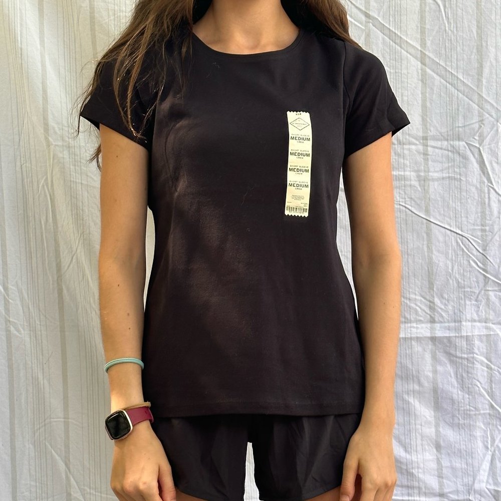 Black St John's Bay Tee NWT